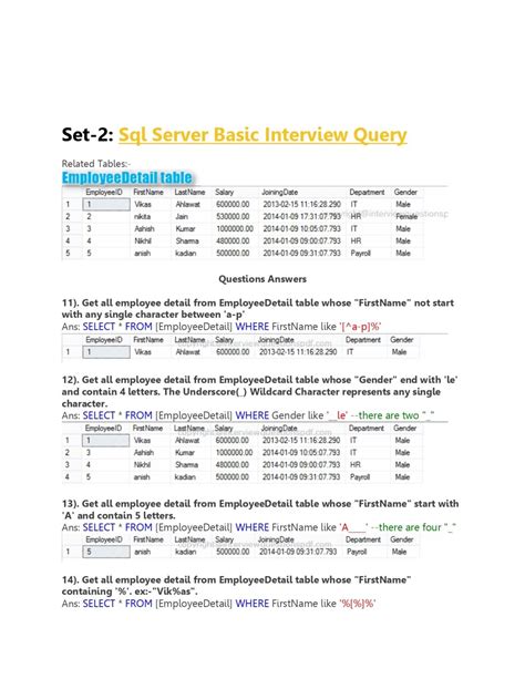 Sql Server Interview Questions And Answers 4 Doc