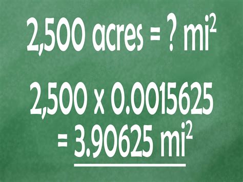 Square Acres to Square Miles