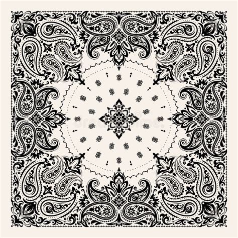 Square Bandana Print: