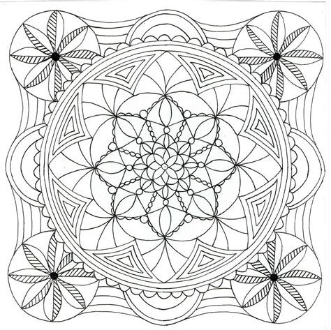 Square Mandala Coloring Book An Coloring Book for Adults Epub