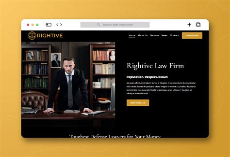Squarespace Law Firm Template