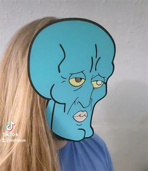 Squidward Halloween Mask: Dive into the Depths of Sarcasm and Despair