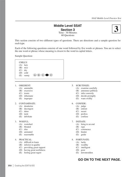 Ssat Sample Test Ebook Epub