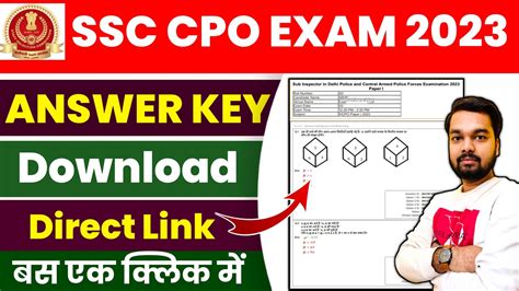 Ssc Cpo Answer Key Download Kindle Editon