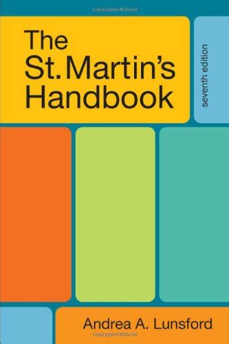 St Martins Handbook 7th Edition Pdf Free Epub