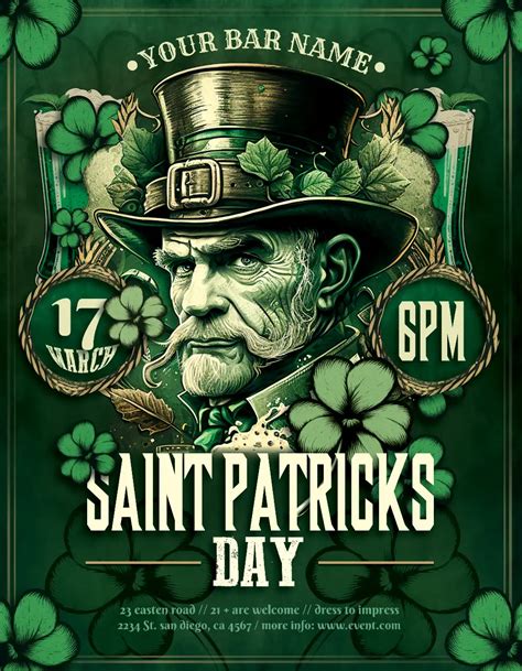 St Patrick's Day Flyer Template