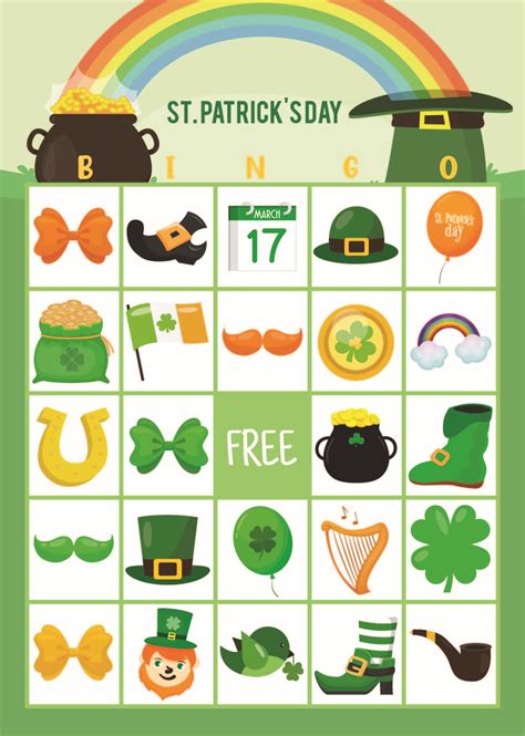 St Patricks Day Bingo Free Printable