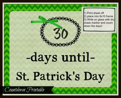 St. Patrick's Day Countdown Kindle Editon