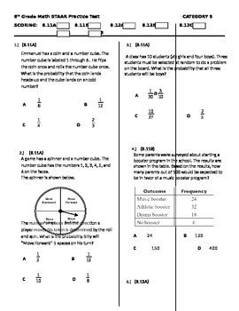 Staar Answer Document Math 2013 8th Grade Reader