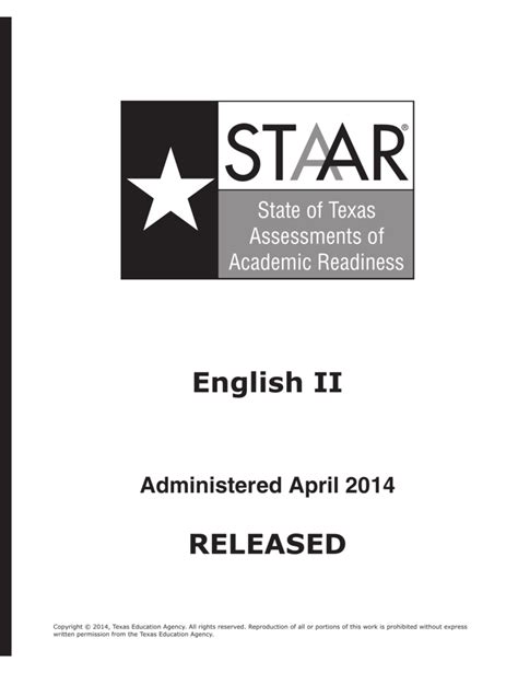 Staar English 2 Writing Answers Released 2013 Doc