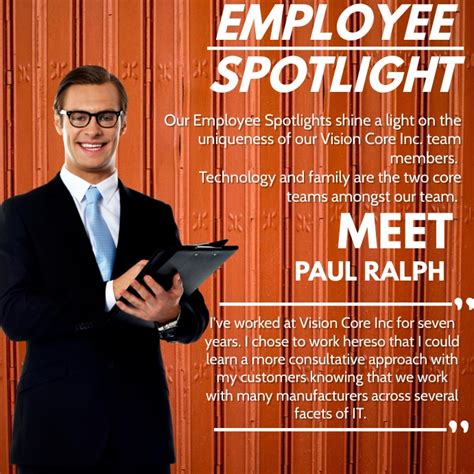 Staff Spotlight Template