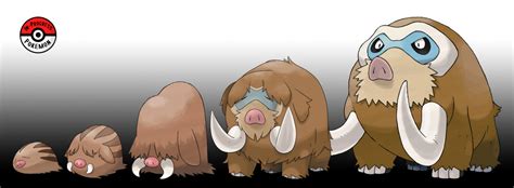 Stages of Piloswine's Evolution