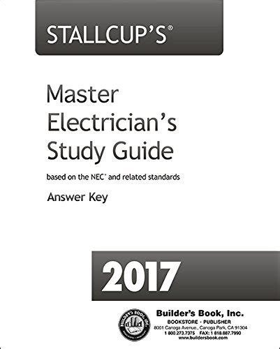 Stallcup s Master Electrician s Study Guide Answer Key Doc