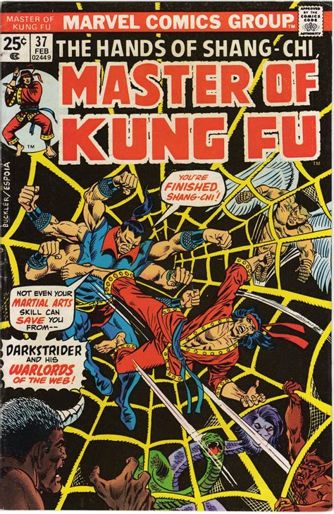Stan Lee Presents the Hands of Shang-chi Master of Kung Fu No 37 Feb 1976 Web of Dark Death Vol 1 Epub