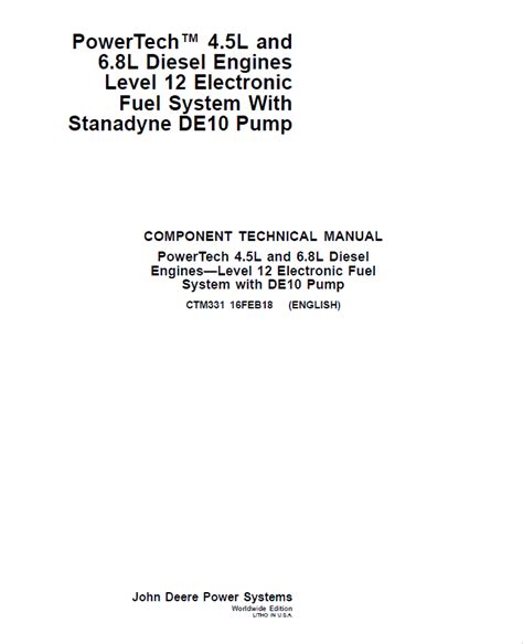 Stanadyne Diesel Fuel Pump Repair Manual Ebook Doc