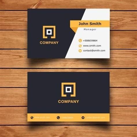 Standard Business Cards (3.5 x 2 inches)