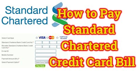 Standard Chartered Credit Card Bill Payment: Quick and Easy