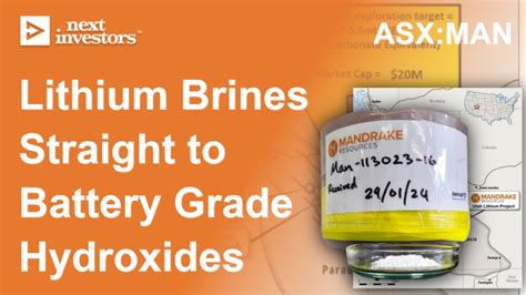 Standard Lithium Stock: Battery-Grade Lithium from Brines