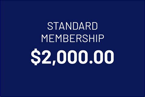 Standard Membership: