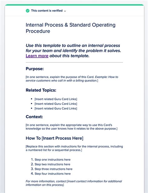 Standard Operating Procedure - Business Management Daily Ebook Reader