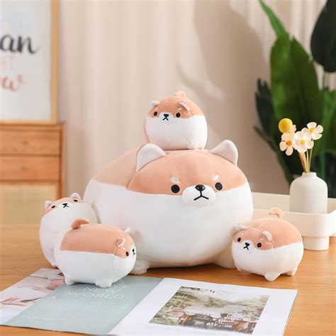 Standard Shiba Inu plushies: