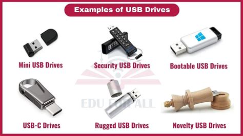 Standard USB Drives: