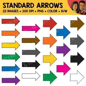 Standard arrows: