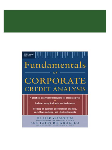 Standard.Poor.s.Fundamentals.of.Corporate.Credit.Analysis Ebook PDF