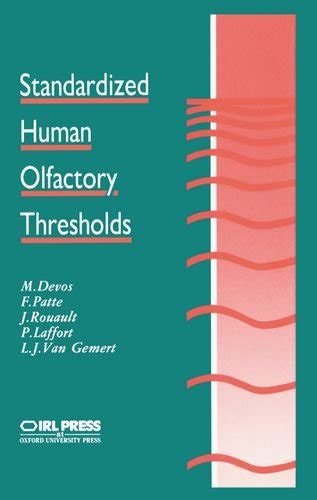 Standardized Human Olfactory Thresholds Ebook Doc