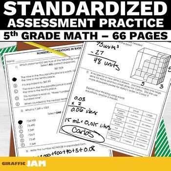 Standardized Test Practice for 5th Grade Reader