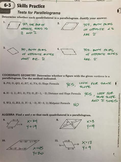 Standards Progress Check 2 Geometry Answers Doc