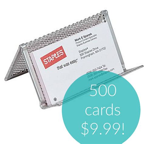 Staples business cards