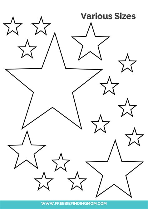 Star Stencils Free Printable