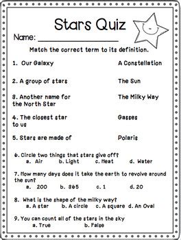 Star Suit Answer Key PDF