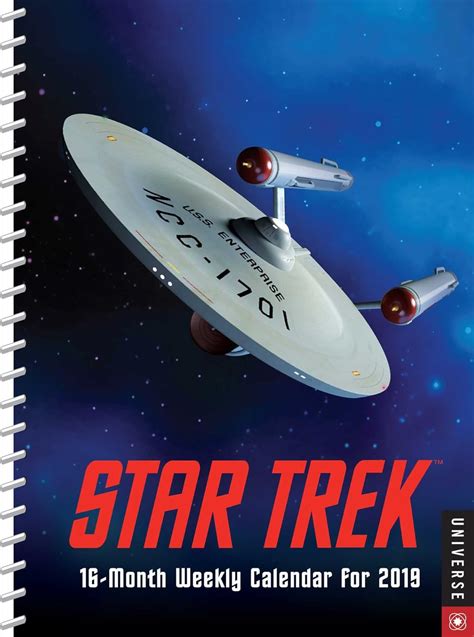 Star Trek 2018-2019 16-Month Engagement Calendar Reader