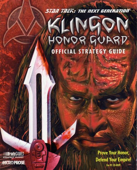 Star Trek Klingon Honor Guard Official Strategy Guide Star Trek the Next Generation Doc