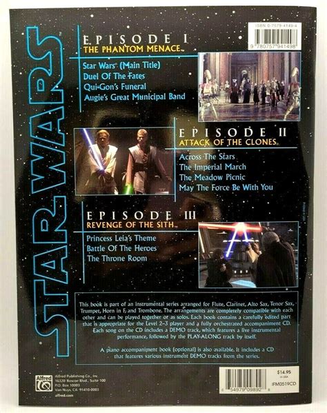 Star Wars Episodes I II and III Instrumental Solos Clarinet Book and CD Kindle Editon