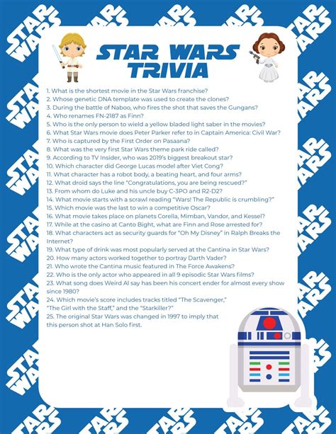 Star Wars Questions And Answers PDF