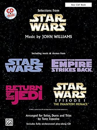 Star Wars Selections Bass Clef Book Book and CD PDF