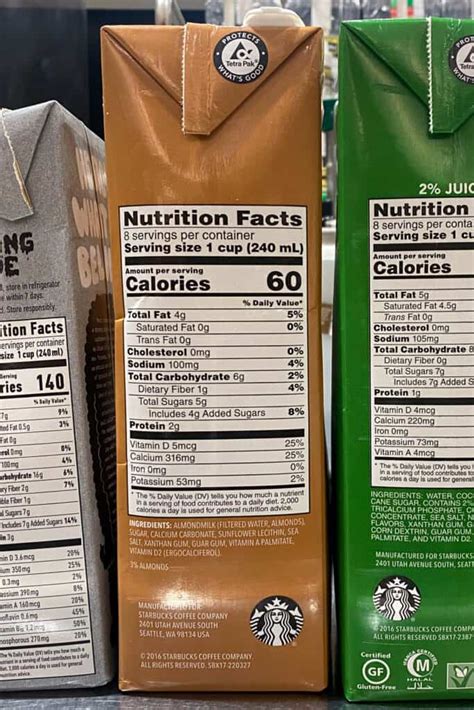 Starbucks Almond Milk Nutrition: A Comprehensive Guide