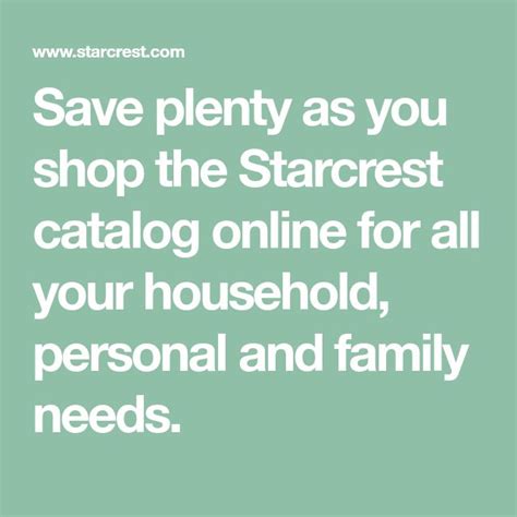 Starcrest.com Catalog