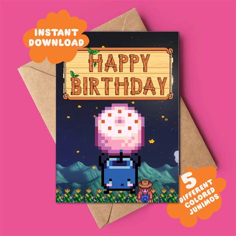 Stardew Happy Birthday GIF: Make Your Friends' Days with a Personalized Greeting