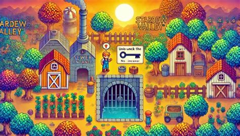 Stardew Valley's Sewer: An Oasis for Rare Treasures and Danger