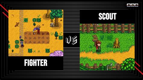 Stardew Valley: Fighter vs. Scout - The Ultimate Combat Class Comparison