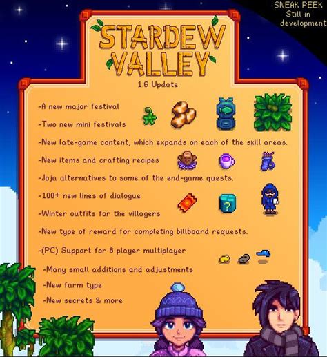 Stardew Valley 1.6 Update for Switch: A Comprehensive Guide