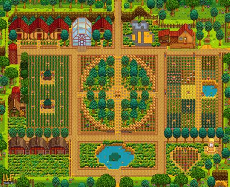 Stardew Valley Standard Farm Layout Ideas in 2023