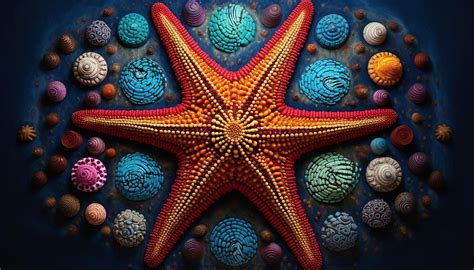 Starfish in a Kaleidoscope of Colors