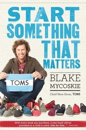 Start Something Matters Blake Mycoskie Epub