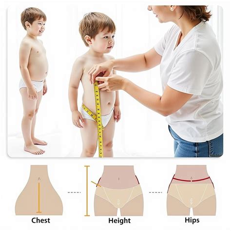 Start by measuring your child's chest and waist.