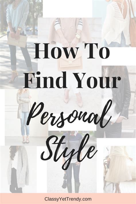 Start by thinking about your personal style.